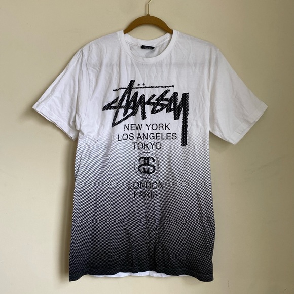 Stussy Shirts Stussy New York Los Angeles Tokyo London Paris Tee Poshmark Stussy Shirts Stussy New York Los Angeles Tokyo London Paris Tee Poshmark